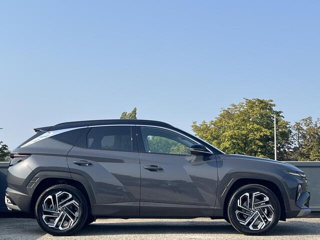 Hyundai TUCSON 1.6 T-GDI HEV Premium | Nieuw model | Wegklapbare trekhaak | Lederen bekleding | Alarmklasse 3 | Contrasterende dakkleur | Fabrieksgarantie tot 11-2029