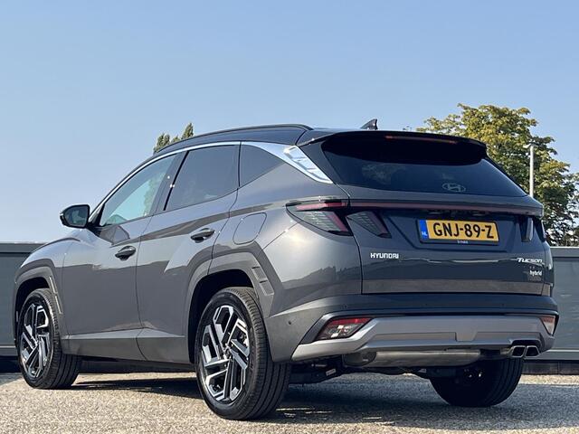 Hyundai TUCSON 1.6 T-GDI HEV Premium | Nieuw model | Wegklapbare trekhaak | Lederen bekleding | Alarmklasse 3 | Contrasterende dakkleur | Fabrieksgarantie tot 11-2029