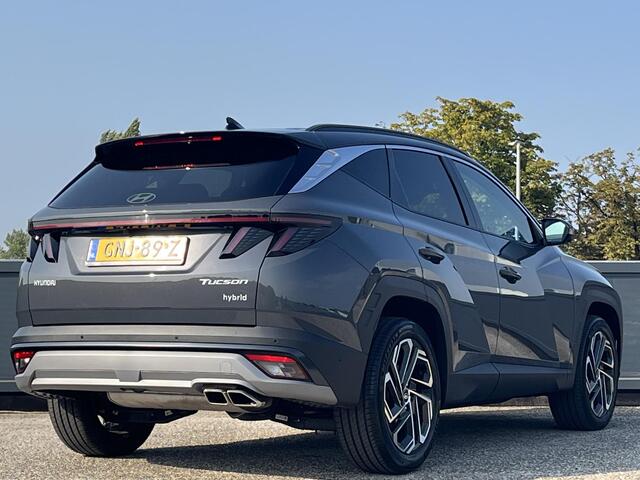 Hyundai TUCSON 1.6 T-GDI HEV Premium | Nieuw model | Wegklapbare trekhaak | Lederen bekleding | Alarmklasse 3 | Contrasterende dakkleur | Fabrieksgarantie tot 11-2029