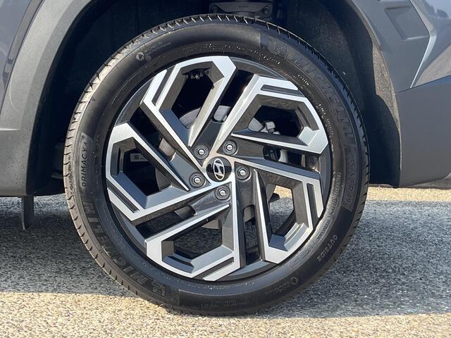 Hyundai TUCSON 1.6 T-GDI HEV Premium | Nieuw model | Wegklapbare trekhaak | Lederen bekleding | Alarmklasse 3 | Contrasterende dakkleur | Fabrieksgarantie tot 11-2029