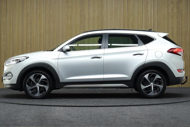 Hyundai TUCSON 1.6 T-GDi Automaat Premium 4WD | Panoramadak | Cruise-control | Afneembare Trekhaak | Camera | Navigatie | Elek. Achterklep | Apple Carplay & Android Auto | Keyless