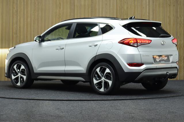 Hyundai TUCSON 1.6 T-GDi Automaat Premium 4WD | Panoramadak | Cruise-control | Afneembare Trekhaak | Camera | Navigatie | Elek. Achterklep | Apple Carplay & Android Auto | Keyless