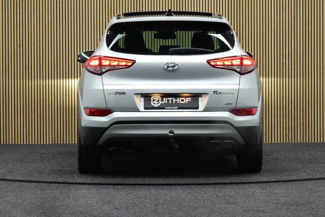 Hyundai TUCSON 1.6 T-GDi Automaat Premium 4WD | Panoramadak | Cruise-control | Afneembare Trekhaak | Camera | Navigatie | Elek. Achterklep | Apple Carplay & Android Auto | Keyless