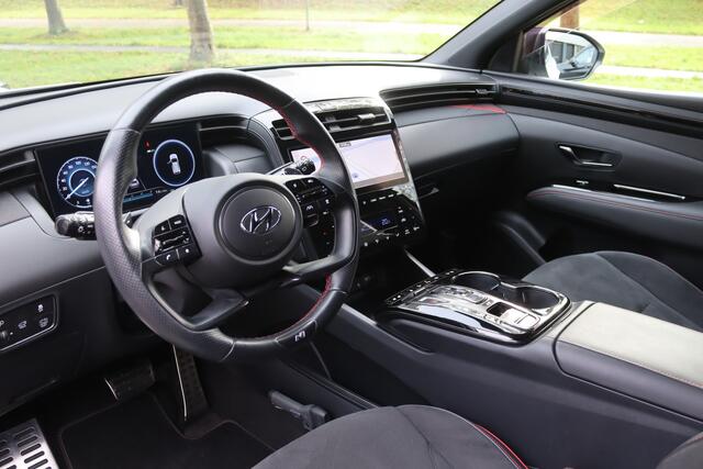 Hyundai TUCSON 1.6 T-GDI HEV N Line LED/Leder/360/Keyless/Virtual Cockpit/Elek. stoelen/19"/Trekhaak afn.