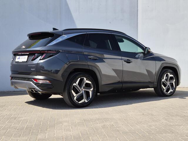 Hyundai TUCSON 1.6 T-GDI PHEV Plug-in Premium 4WD Automaat / Trekgewicht 1350 kg / Elektrische achterklep / Rondomzicht camera Keyless Entry/Start / Adaptief cruise control / Stuur- en Stoelverwarming / Stoelventilatie voor /