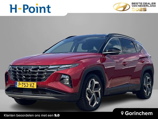 Hyundai TUCSON 1.6 T-GDI 265Pk PHEV Premium 4WD | Trekhaak | Lederen bekleding | Contrasterende dakkleur | Allseason banden | 360o graden camera |