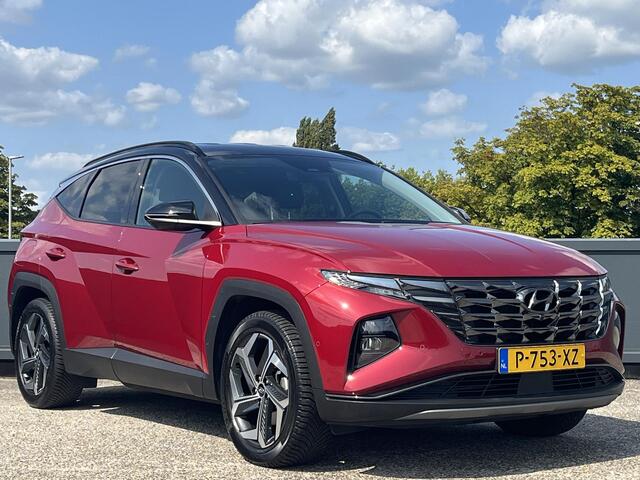Hyundai TUCSON 1.6 T-GDI 265Pk PHEV Premium 4WD | Trekhaak | Lederen bekleding | Contrasterende dakkleur | Allseason banden | 360o graden camera |