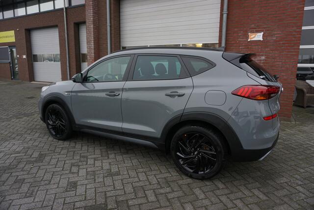Hyundai TUCSON 1.6 T-GDI 177PK AUTOMAAT N-LINE DEALER ONDERHOUDEN PANORAMADAK FULL LED 360CAMERA LEDER/ALCANTARA STOEL+STUURVERWARMING ADAPTIEVE CRUISE ANDROID/APPLECARPLAY NAVI KEYLESS ENZ...