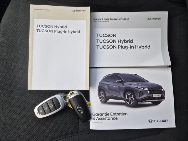 Hyundai TUCSON 1.6 T-GDI HEV N Line Edition Automaat / Fabrieksgarantie tot 02-2029 / Dealer onderhouden / Trekgewicht 1650 kg / Stoelverwarming / Achteruitrijcamera / cruise control adaptief / Climate control/ Keyless Entry/Start /