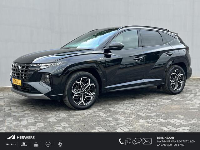 Hyundai TUCSON 1.6 T-GDI PHEV N Line 4WD / Trekhaak (1.350 kg ) / Elektrische kofferbak / Elektrisch verstelbare stoelen / Stoelverwarming / Stoelverkoeling / Adaptieve cruise control
