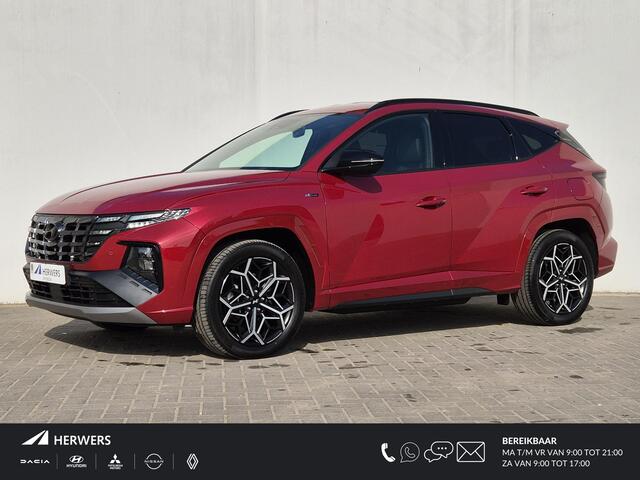 Hyundai TUCSON 1.6 T-GDI PHEV 265pk Plug-in N Line Edition 4WD / Achteruitrijcamera / Apple Carplay Android Auto / Adaptief cruise control / Trekgewicht 1350 Kg / Stuur- en Stoelverwarming / Elektrische bedienbare achterklep /