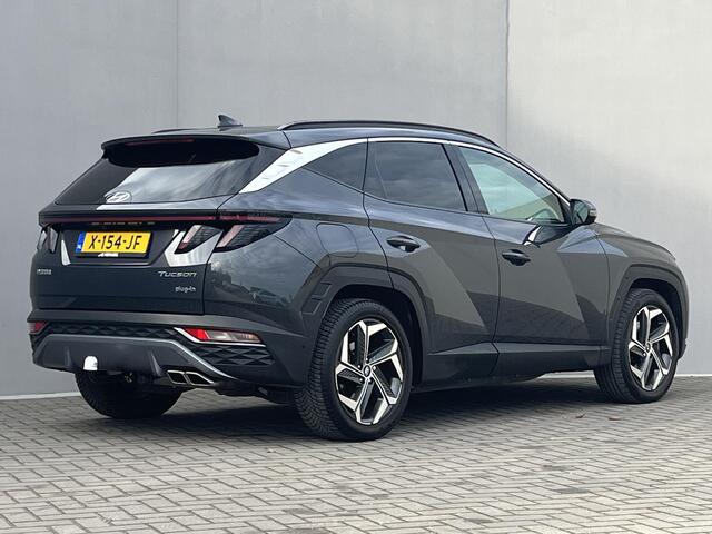Hyundai TUCSON 1.6 T-GDI PHEV Premium 4WD / Afneembare Trekhaak (1350kg) / Schuif- Kanteldak / Apple Carplay/Android Auto / Rondzichtcamera / Stoelverwarming / Stoelventilatie / Elektrisch Verstelbare Voorstoelen / Adaptieve Cruise Control /