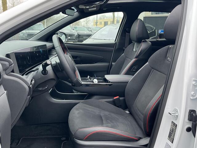 Hyundai TUCSON 1.6 T-GDI HEV N Line Sky VAN: 54.095,- VOOR: 42.877,- UW EINDEJAARSVOORDEEL: 11.218,- EURO ORIG. NL AUTO 09-2025 NIEUWPRIJS: 54.095,- EURO.