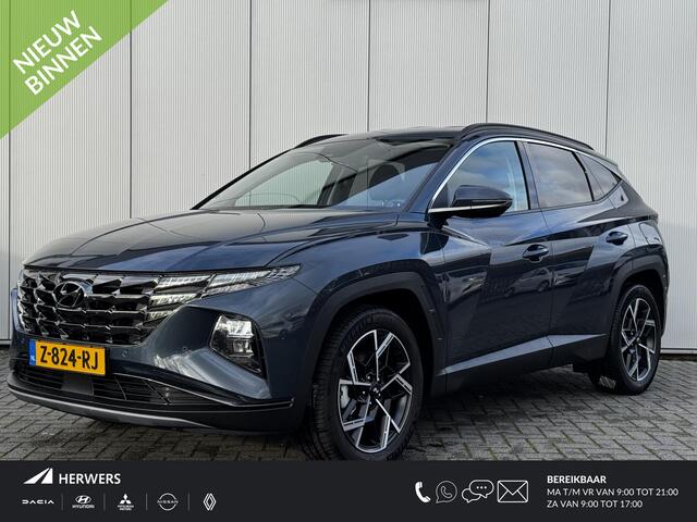 Hyundai TUCSON 1.6 T-GDI HEV Comfort Smart / NL auto 230 pk / Afneembare Trekhaak 1650 kg Trekgewicht / Stoel en Stuur verwarming / Climate control 3 zones / 17"LM / Electrisch bedienbare achterklep /