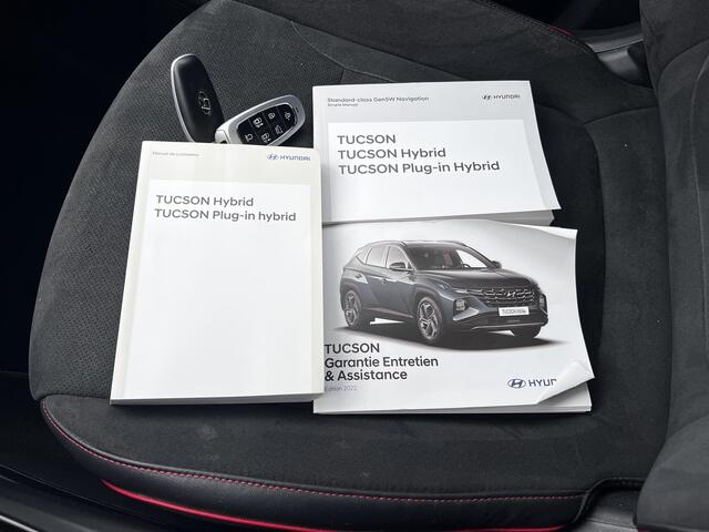 Hyundai TUCSON 1.6 T-GDI HEV N Line Automaat / Trekhaak 1.650 kg / Navigatie / Stoelventilatie / Stuur-, stoel- & achterbankverwarming / Elektrische klep en stoelen / Apple Carplay Android / 19" LM wielen /