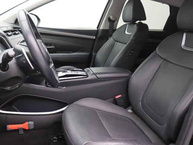 Hyundai TUCSON 1.6 T-GDI HEV Premium 230PK AUT. Trekhaak, Adaptieve Cruise Controle, Leder, Dodehoekcamera's, Stoel-Stuurverwarming, Stoelkoeling, Elektr. Achterklep, 19" LM, Keyless