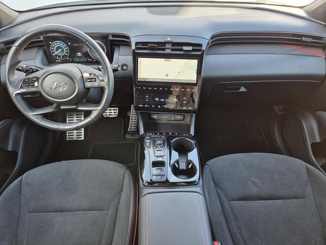 Hyundai TUCSON 1.6 T-GDI PHEV N Line 4WD Automaat / Rondomzicht camera / Apple Carplay Android Auto / Adaptief cruise control / Trekgewicht 1350 Kg / Stuur- en Stoelverwarming / Elektrisch bedienbare stoelen - achterklep /