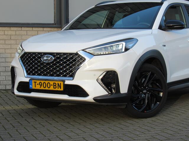 Hyundai TUCSON 1.6 T-GDI 177 PK 4WD N-Line 2e eigen | dealer onderh | full option ! | tr.haak
