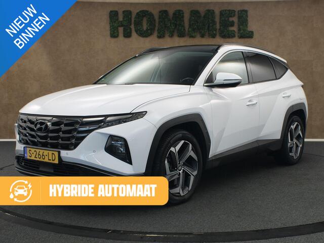 Hyundai TUCSON 1.6 T-GDI HEV Premium - APPLE CARPLAY/ANDROID AUTO - PANORAMADAK - ELEKTRISCHE ACHTERKLEP - CLIMATE CONTROL - BLUETOOTH TELEFOONVOORBEREIDING - ADAPTIEVE CRUISE CONTROL - EXTRA GETINT GLAS ACHTER