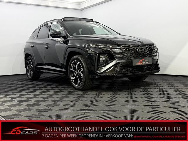 Hyundai TUCSON 1.6 T-GDI HEV N Line Sky Pano, 360 Camera, Navi, Head-up display, Memory stoelen, Keyless start, Elektrische achterklep, Stoelverwarming, 5 jaar