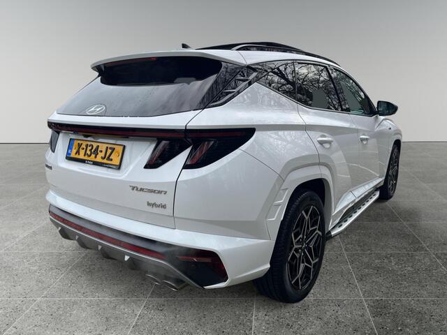 Hyundai TUCSON 1.6 T-GDI HEV 230pk N Line Sky | SCHUIFKANTELDAK | ALCANTARA BEKLEDING | STOELVENTILATIE & VERWARMING | 360° CAMERA | ADAPTIEVE CRUISECONTROL | SPORTIEF DESIGN | ELEKTRISCH VERSTELBARE VOORSTOELEN |