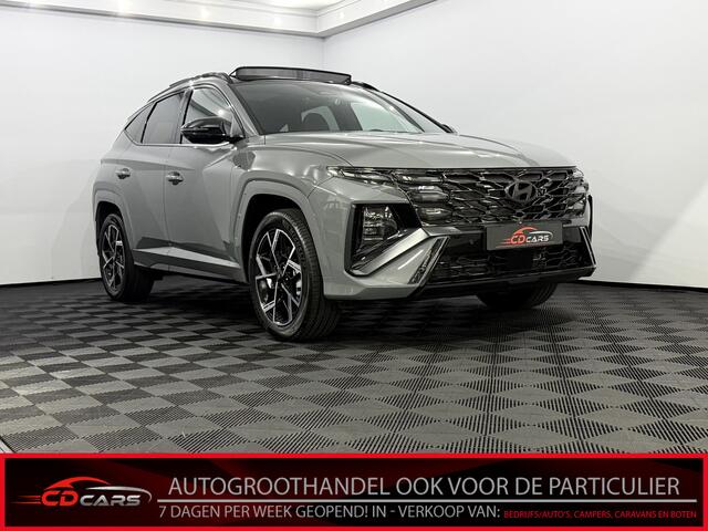 Hyundai TUCSON 1.6 T-GDI HEV N Line Sky Pano, 360 Camera, Navi, Head-up display, Memory stoelen, Keyless start, Elektrische achterklep, Stoelverwarming, 5 jaar