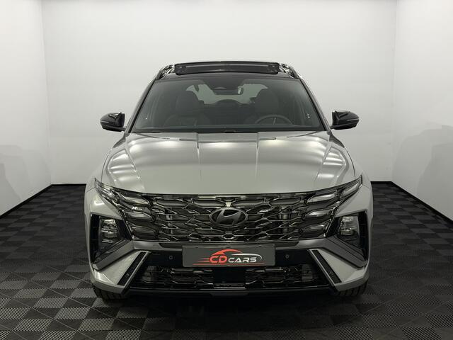 Hyundai TUCSON 1.6 T-GDI HEV N Line Sky Pano, 360 Camera, Navi, Head-up display, Memory stoelen, Keyless start, Elektrische achterklep, Stoelverwarming, 5 jaar
