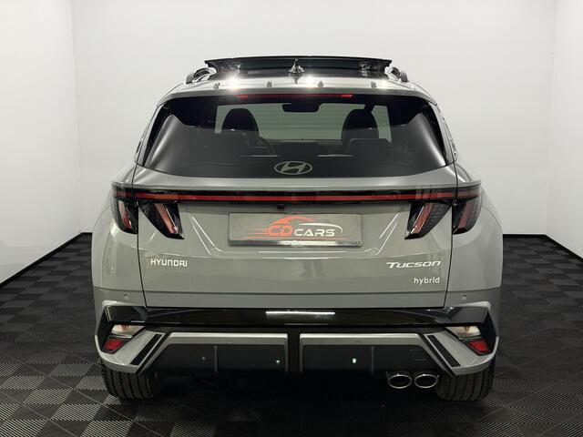 Hyundai TUCSON 1.6 T-GDI HEV N Line Sky Pano, 360 Camera, Navi, Head-up display, Memory stoelen, Keyless start, Elektrische achterklep, Stoelverwarming, 5 jaar