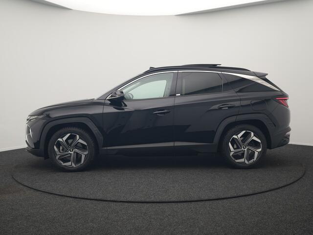 Hyundai TUCSON 1.6 T-GDI Premium Sky 4WD Plug In Hybrid 265pk Dealer O.H. PHEV | Panodak | Adaptive Cruise | Camera | Krell Audio | Lederen Sportstoelen Memory & Ventilatie | Stoelen & Stuur Verwarmd | Keyless | Blis | Navigatie | DAB |