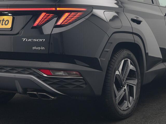 Hyundai TUCSON 1.6 T-GDI Premium Sky 4WD Plug In Hybrid 265pk Dealer O.H. PHEV | Panodak | Adaptive Cruise | Camera | Krell Audio | Lederen Sportstoelen Memory & Ventilatie | Stoelen & Stuur Verwarmd | Keyless | Blis | Navigatie | DAB |
