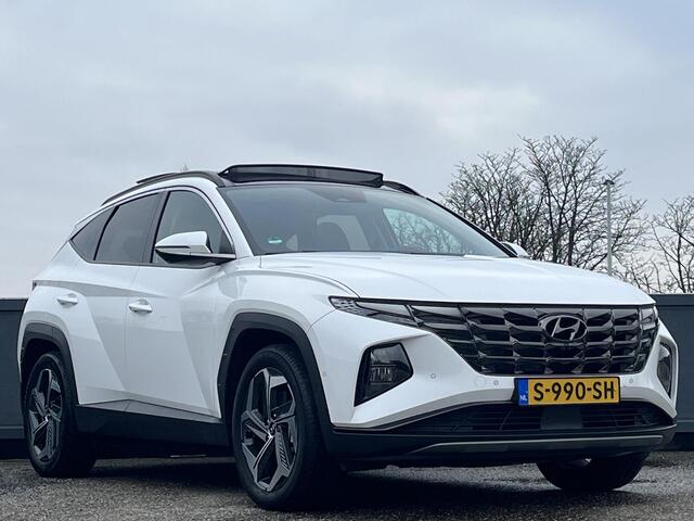 Hyundai TUCSON Premium Sky 1.6 T-GDI HEV 230pk | SCHUIFKANTELDAK | LEDEREN BEKLEDING | STOELVENTILATIE & VERWARMING | BLIND SPOT CAMERA | NED. AUTO |