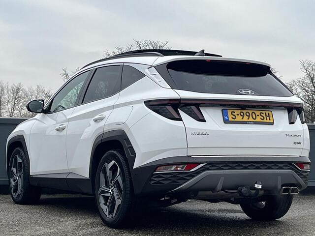 Hyundai TUCSON Premium Sky 1.6 T-GDI HEV 230pk | SCHUIFKANTELDAK | LEDEREN BEKLEDING | STOELVENTILATIE & VERWARMING | BLIND SPOT CAMERA | NED. AUTO |