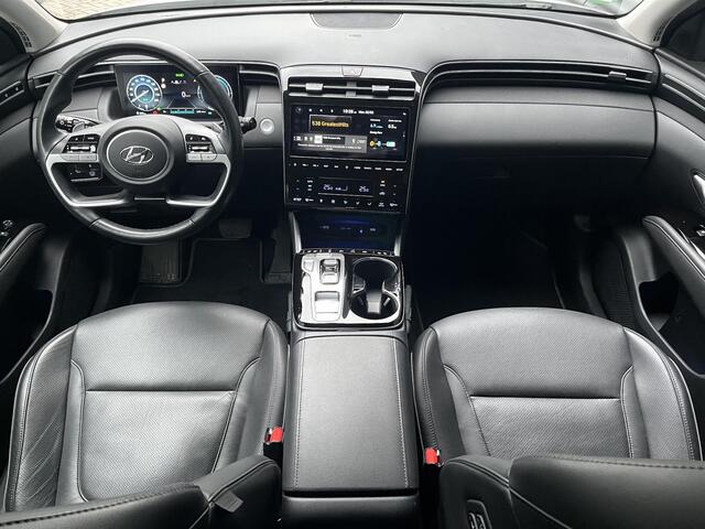 Hyundai TUCSON Premium Sky 1.6 T-GDI HEV 230pk | SCHUIFKANTELDAK | LEDEREN BEKLEDING | STOELVENTILATIE & VERWARMING | BLIND SPOT CAMERA | NED. AUTO |