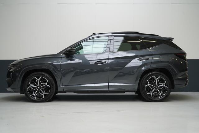 Hyundai TUCSON 1.6 T-GDi PHEV N Line Sky 4WD | SoH 100% | Trekhaak | Stoelverwarming | Keyless | Adaptive | Panoramadak