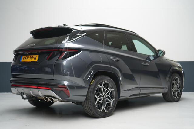 Hyundai TUCSON 1.6 T-GDi PHEV N Line Sky 4WD | SoH 100% | Trekhaak | Stoelverwarming | Keyless | Adaptive | Panoramadak
