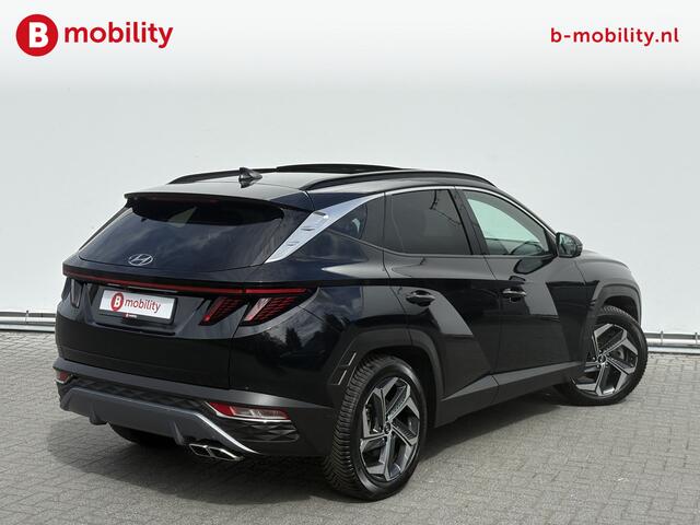Hyundai TUCSON 1.6 T-GDI HEV Premium Sky Trekhaak 1650kg Panoramadak | Stoelventilatie/Verwarming | Leer | Achteruitrijcamera | DAB Audio