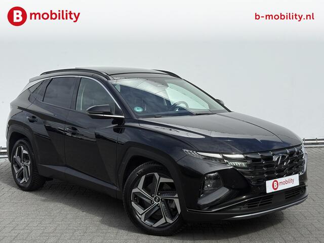 Hyundai TUCSON 1.6 T-GDI HEV Premium Sky Trekhaak 1650kg Panoramadak | Stoelventilatie/Verwarming | Leer | Achteruitrijcamera | DAB Audio