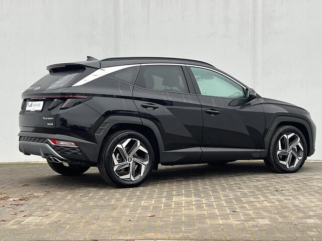 Hyundai TUCSON 1.6 T-GDI HEV Premium Sky / Schuif - kanteldak / Afn. trekhaak / Lederen interieur / Navigatie / Verwarmde + gekoelde stoelen + memory / 19 inch LMV.