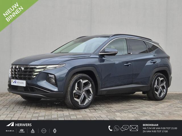 Hyundai TUCSON 1.6 T-GDI PHEV Comfort 4WD / Fabrieksgarantie tot 02-2027 / Dealer onderhouden / Stuur- & Stoelverwarming / Trekgewicht 1350 kg / Achteruitrijcamera / Adaptief cruise control / Apple Carplay Android Auto / Draadloze telefoon lader / Keyless Entry/Start /