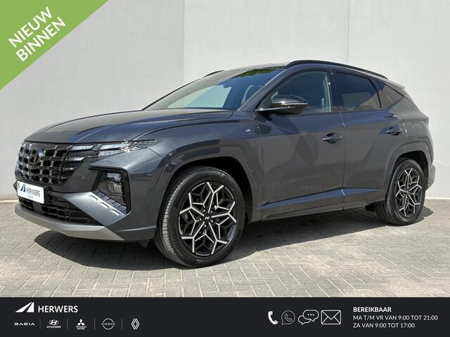 Hyundai TUCSON 1.6 T-GDI PHEV N Line 4WD / Fabrieksgarantie t/m 04-2027 / Dealer Onderhouden / Stoel-/Stuurverwarming / Achteruitrijcamera / Navigatie / Apple Carplay/Android Auto / Adaptieve Cruise Control /