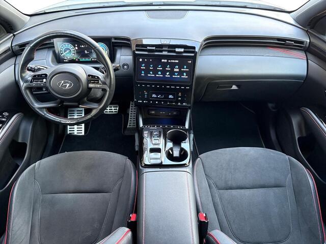 Hyundai TUCSON N Line 1.6 T-GDI HEV 230pk | TREKHAAK | 360° CAMERA | STOELVERW. V + A | STOELVERKOELING | ADAPTIVE CRUISE | ALCANTARA | 1650KG TREKVERMOGEN |