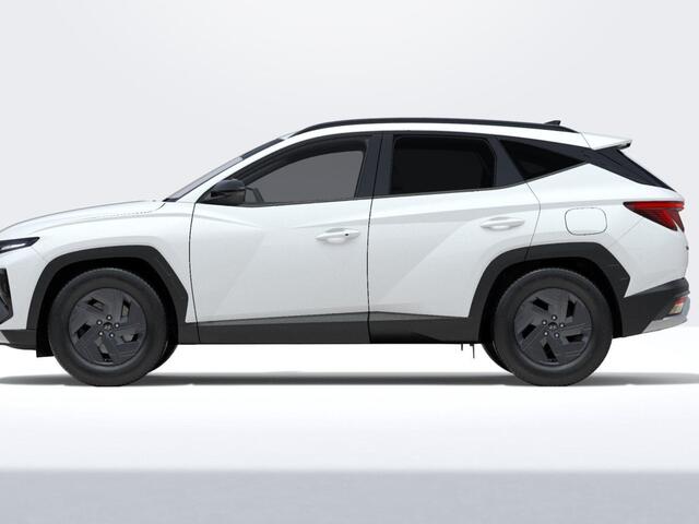 Hyundai TUCSON 1.6 T-GDI HEV Pure Edition | BLACK PACK | DODEHOEKDETECTIE | STOEL + STUUR VERWARMING | CLIMA | NAVI |