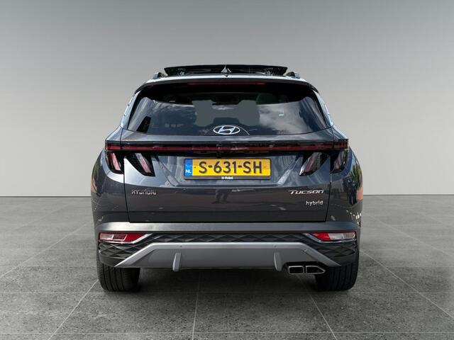 Hyundai TUCSON Premium Sky 1.6 T-GDI HEV 230pk | SCHUIF/KANTELDAK | LEDER | STOELVENTILATIE + VERW. | BLIND SPOT CAMERA | LAGE KM-STAND! |
