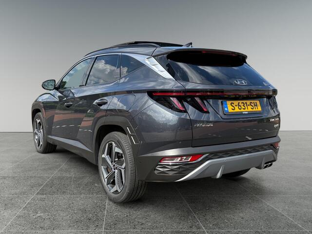 Hyundai TUCSON Premium Sky 1.6 T-GDI HEV 230pk | SCHUIF/KANTELDAK | LEDER | STOELVENTILATIE + VERW. | BLIND SPOT CAMERA | LAGE KM-STAND! |