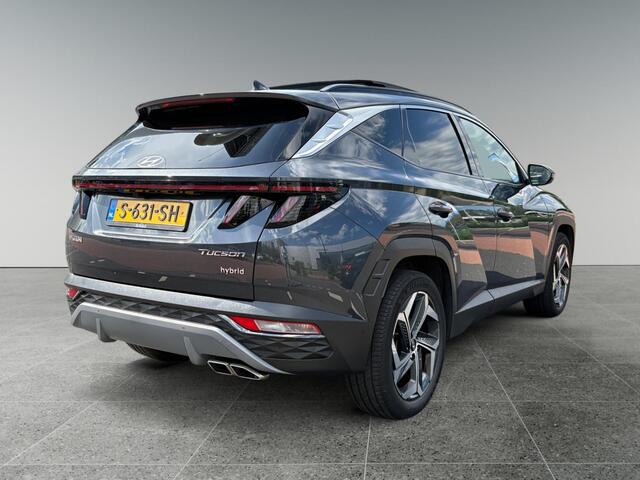 Hyundai TUCSON Premium Sky 1.6 T-GDI HEV 230pk | SCHUIF/KANTELDAK | LEDER | STOELVENTILATIE + VERW. | BLIND SPOT CAMERA | LAGE KM-STAND! |