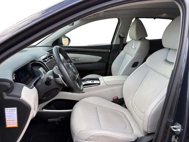 Hyundai TUCSON Premium Sky 1.6 T-GDI HEV 230pk | SCHUIF/KANTELDAK | LEDER | STOELVENTILATIE + VERW. | BLIND SPOT CAMERA | LAGE KM-STAND! |