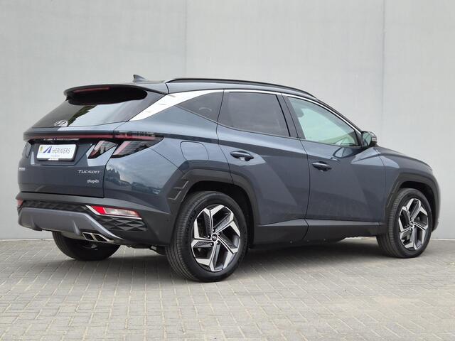 Hyundai TUCSON 1.6 T-GDI PHEV Premium 4WD / SOH 100% / Fabrieksgarantie tot 05-2027 / Dealer onderhouden / Trekhaak afneembaar / Stoelventilatie / Elektrische achterklep / Trekgewicht 1350 kg / Stuur- Stoel & Achterbank verwarming / Rondomzicht camera /