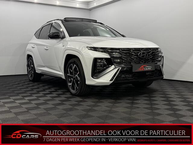 Hyundai TUCSON 1.6 T-GDI PHEV Premium N-line Sky 4WD Panoramadak, Half leder, 360 Camera, 265 Pk Navi, Winterpakket, Head-up display, Elektrische achterklep, 5 jaar garantie
