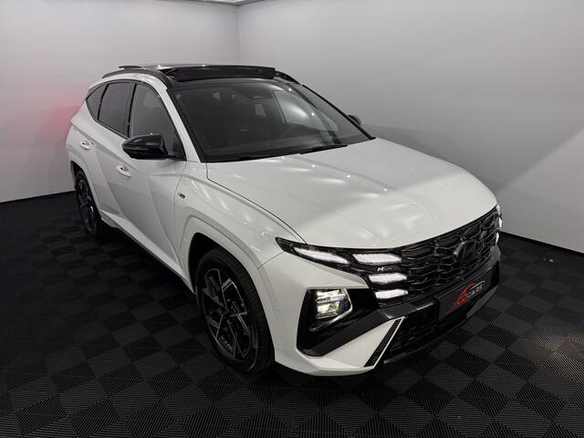 Hyundai TUCSON 1.6 T-GDI PHEV Premium N-line Sky 4WD Panoramadak, Half leder, 360 Camera, 265 Pk Navi, Winterpakket, Head-up display, Elektrische achterklep, 5 jaar garantie