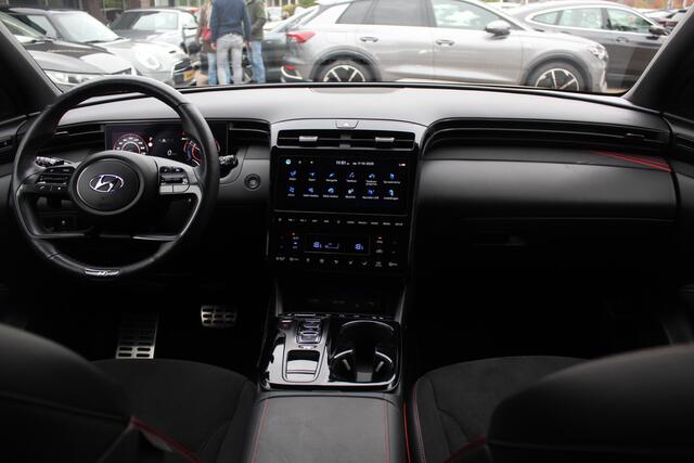 Hyundai TUCSON 1.6 T-GDI HEV Premium Sky N-Line / Trekhaak / Panoramadak / 360Camera / 19'' / Leder&Alcanatara / CarPlay / Stoel+Stuurverwarming / DAB / ACC